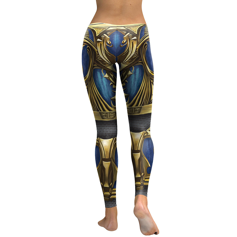 New Arrival Leggings Women Armor Digital Print Sapphire Metal P[lus Size Fitness Leggins Workout Pants Legging