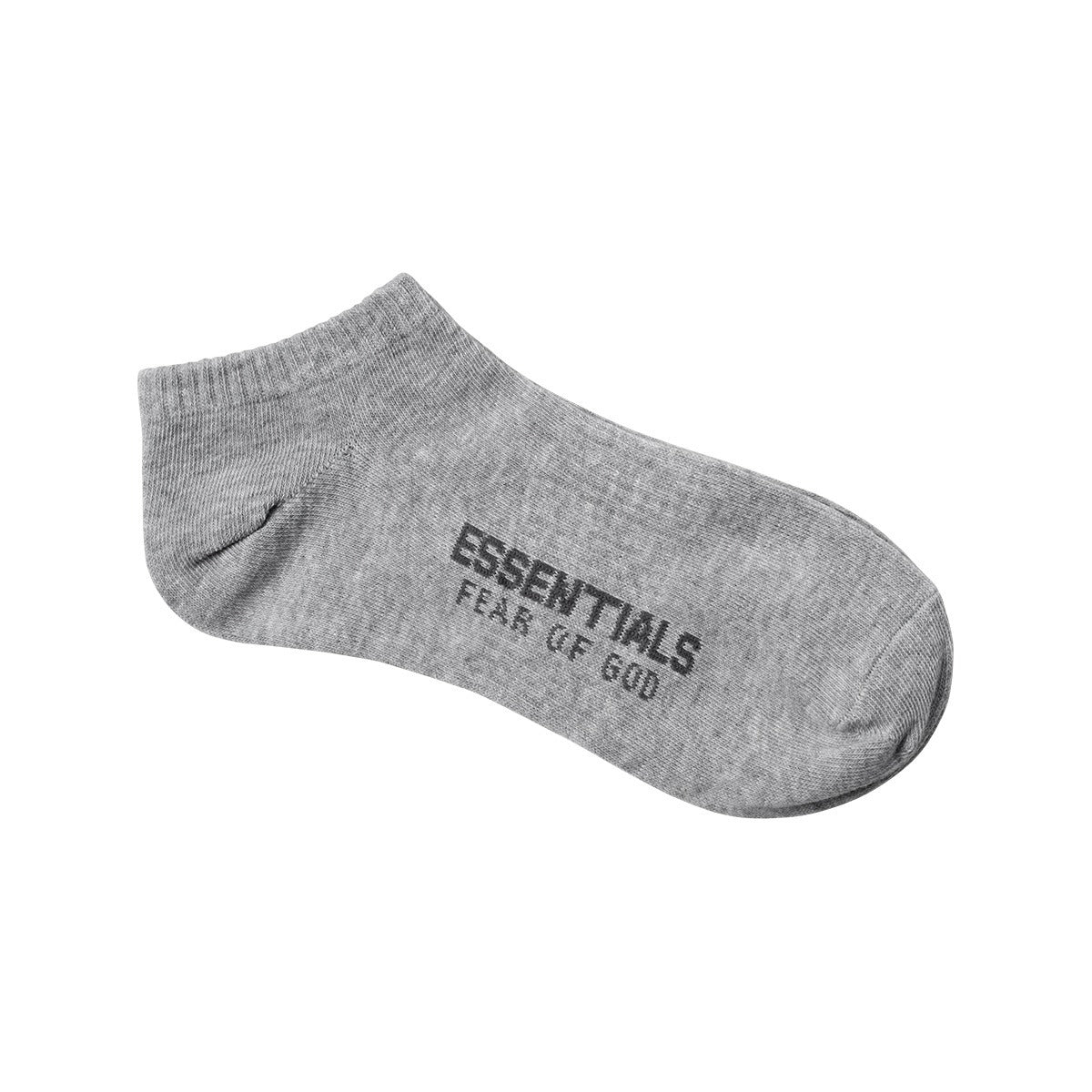 DOUBLE LINE ESSENTIALS Mens and Women's High Street FOG Letter Fashion Brand Sports Socks Boat Socks Versatile