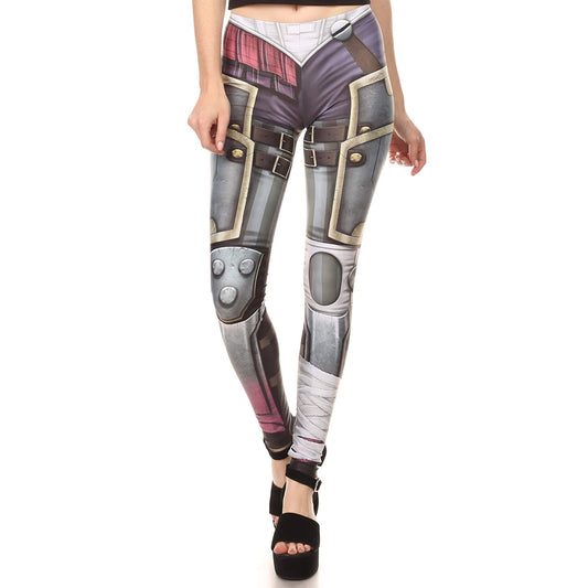 New Arrival  Armor Women Leggings Digital Print Army Fitness Leggins Mujer Printing Pants Workout Plus Size Legging