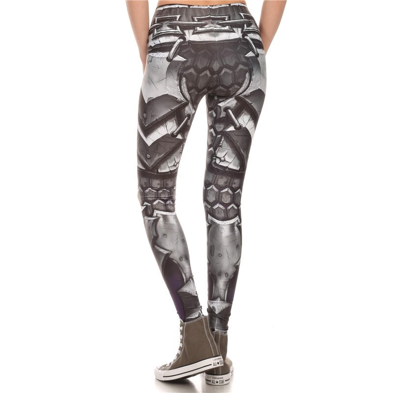 New Arrival Brand Legins COMIC ARMOR LEGGING Printed Women Leggings High Waist Leggins Sexy Slim Women Pants