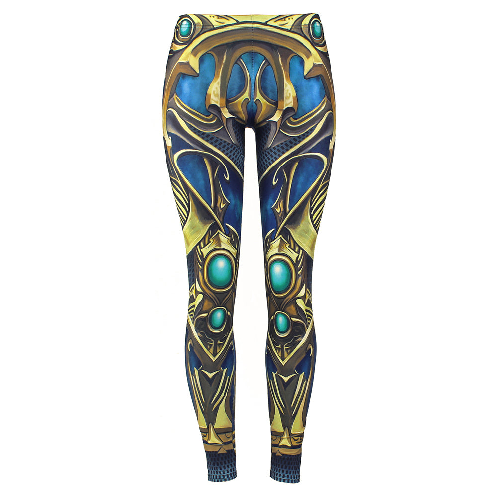 New Arrival  Leggings Women Armor Digital Print Sapphire Metal P[lus Size Fitness Leggins Workout Pants Legging