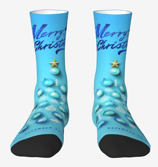 Mid-tube printed socks sports cartoon pet head socks