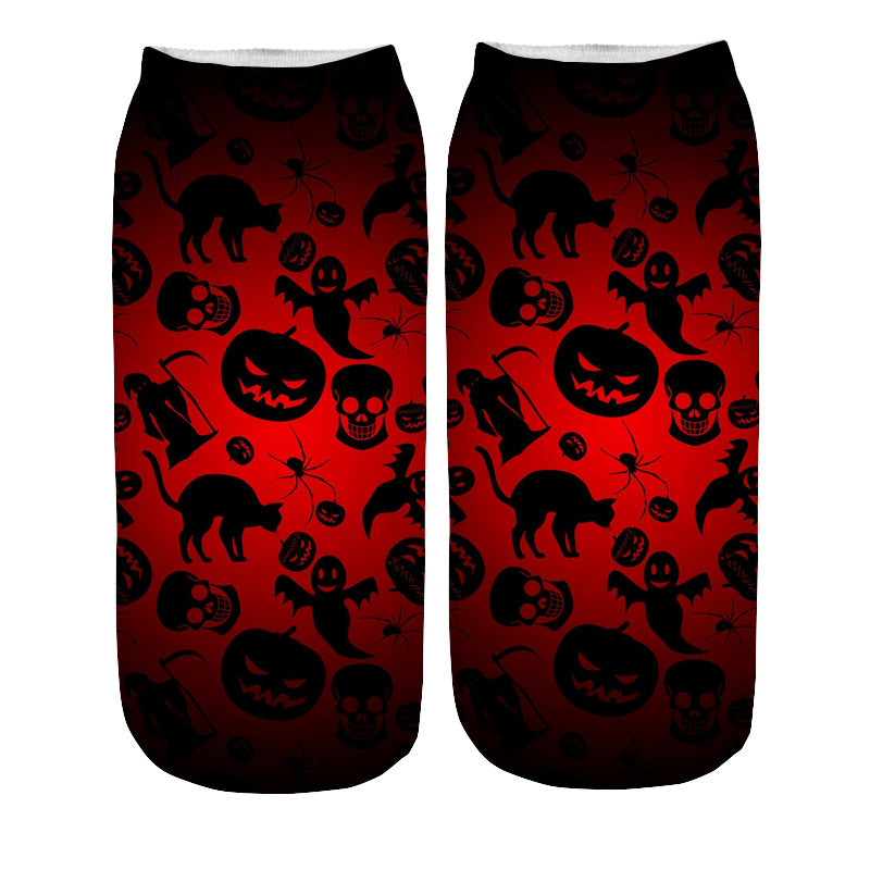 Halloween Socks 3d Printed Socks