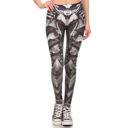New Arrival Brand Legins COMIC ARMOR LEGGING Printed Women Leggings High Waist Leggins Sexy Slim Women Pants