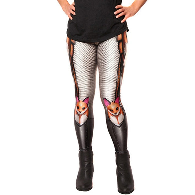 Cute Mickey rat Printed Women leggings