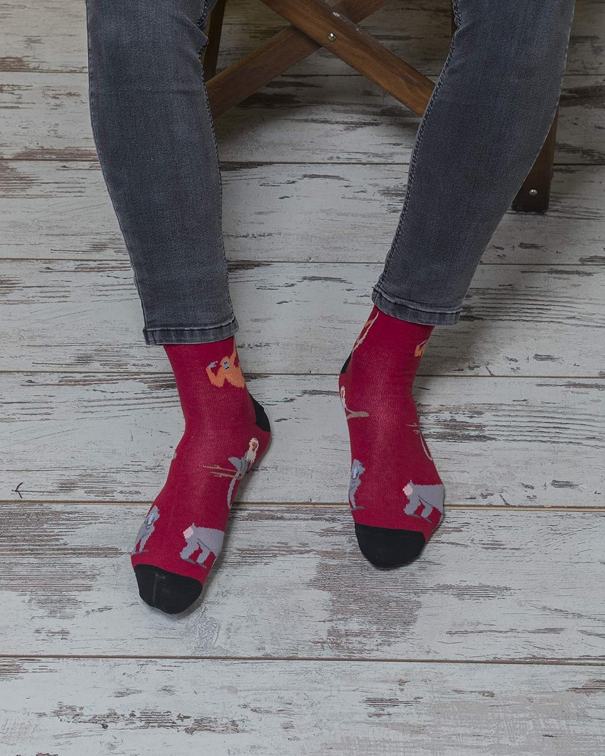 -Mens 5Pair Luxury Colorful Cotton Fun Novelty Dress Socks Gift Box